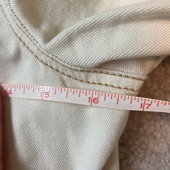Free People Off-White Denim Jacket, XS - Picture 8 of 10